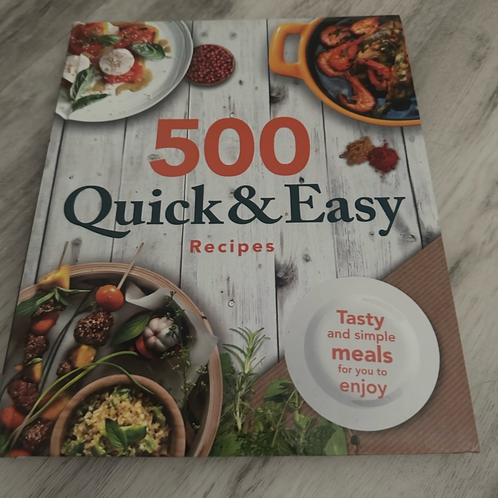 500 Quick & Easy Recipes Cookbook